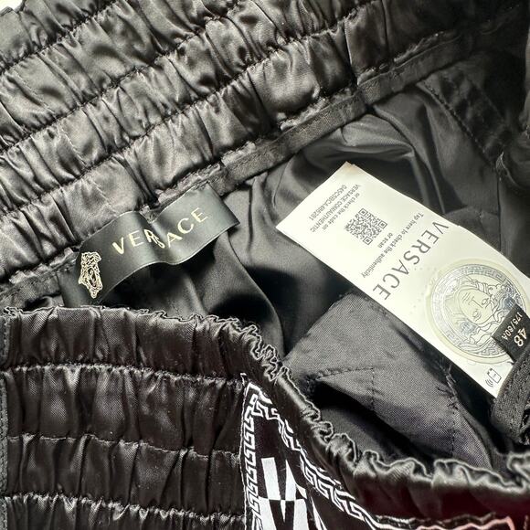 Versace Muay Thai Boxing Shorts Black & Silver Sequin 48 / M - Picture 9 of 16